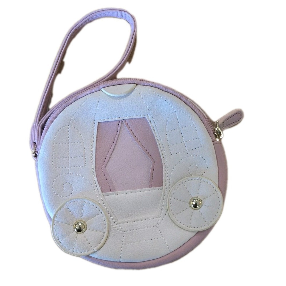 Luv Betsey Johnson Pink Princess Carriage Wristlet Coin Purse Cinderella Disney
